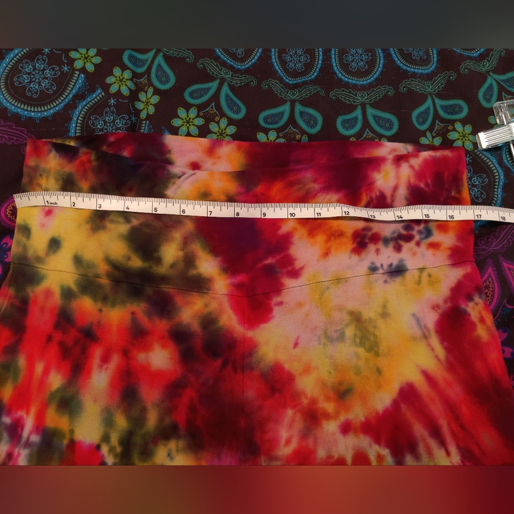 Fall Tie-dye Wide Leg Yoga Pants - Picture 7 of 10